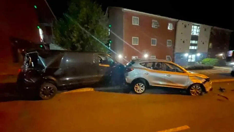 Two Soldiers Arrested After Armoured Vehicle Strikes Parked Cars at Swinton Barracks — Army Probe Underway