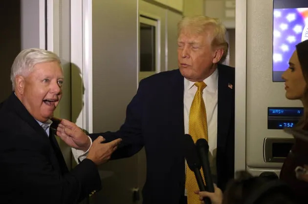 Morning Joe Hosts Face-Palm Over Trump's Awkward Lindsey Graham Eulogy