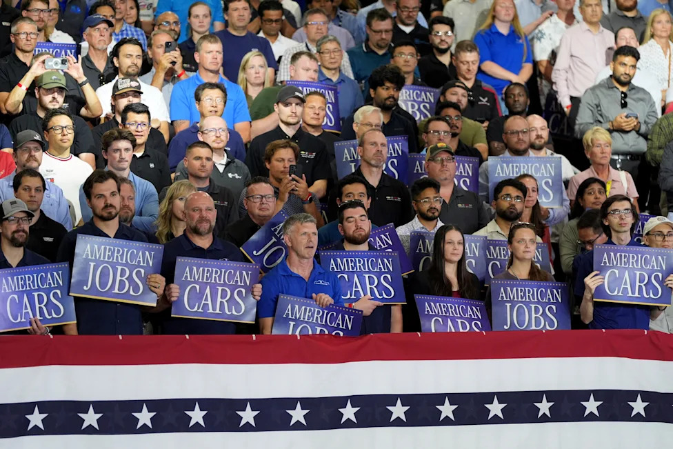 Trump Praises Tariffs at GM Rally in Michigan — Some Supporters Voice Concern Over Rising Costs