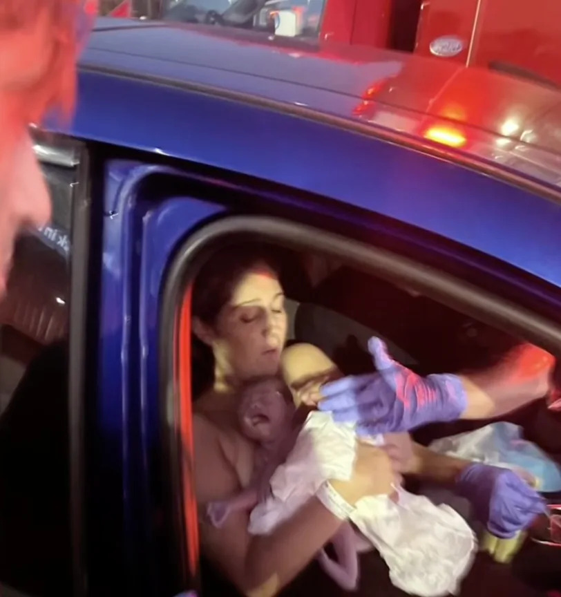 Sent Home Twice, Mother Delivers Baby in Jack in the Box Parking Lot — Firefighters Assist