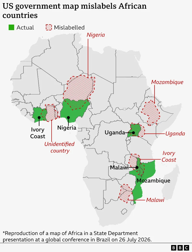 US Admits 'Unfortunate Error' After AI-Linked Map Mislabels Six African Countries At AIDS Conference