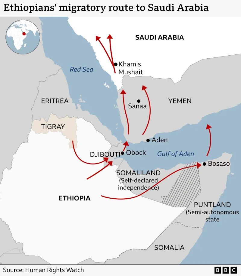 Na Listi Za Pogubljenje: Etiopljani U Saudijskoj Arabiji Zovu BBC Tražeći Pomoć