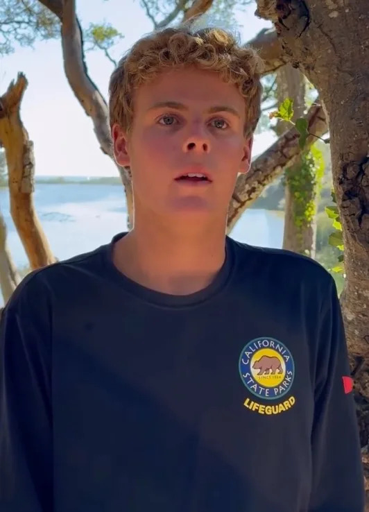 Rookie Hero: 16-Year-Old Lifeguard Battles 8–10 ft Surf to Save 10-Year-Old at Seabright Beach