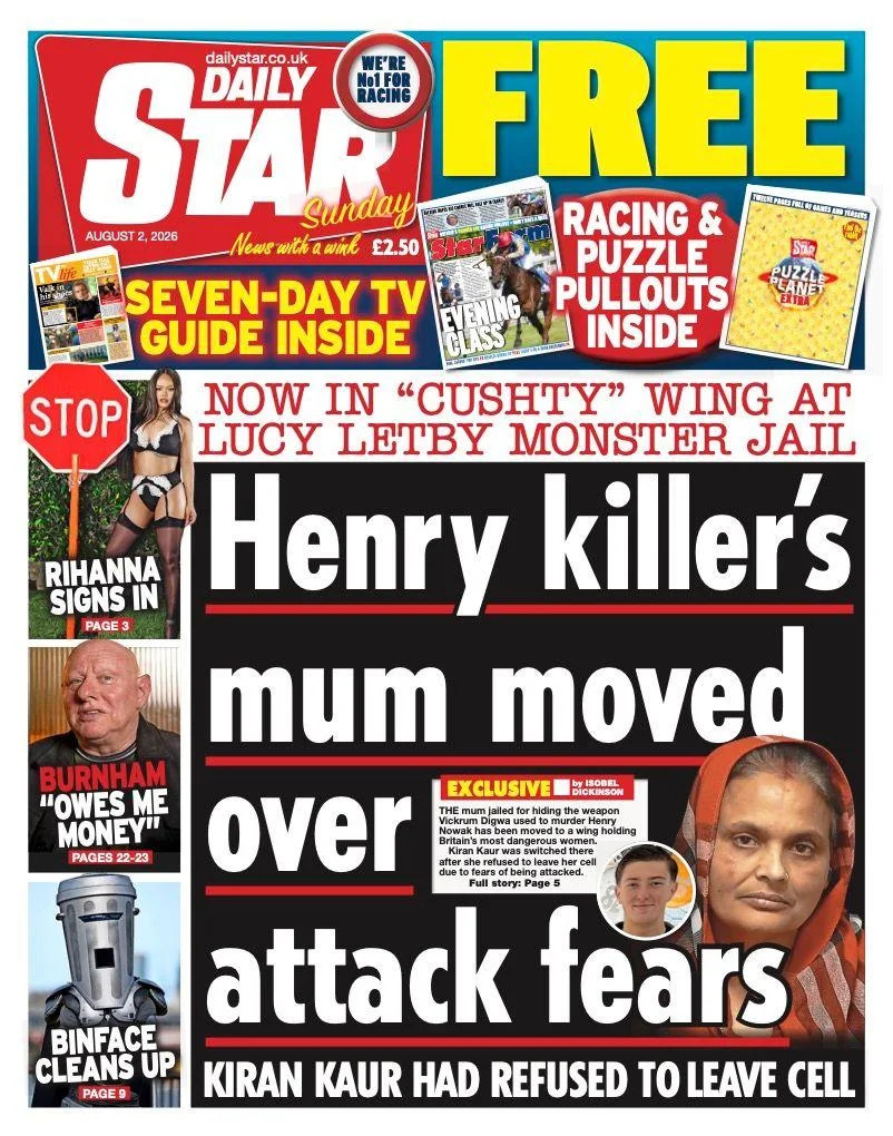 Sunday Front Pages: PM's Cost‑of‑Living Pledge, 'Tax on Death' Fears, Farage Return and Ceuta Crisis