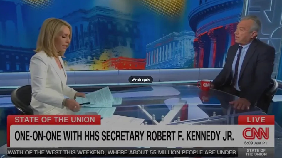 RFK Jr. Erupts at CNN's Dana Bash Over Measles, Covid Coverage in Heated On-Air Exchange