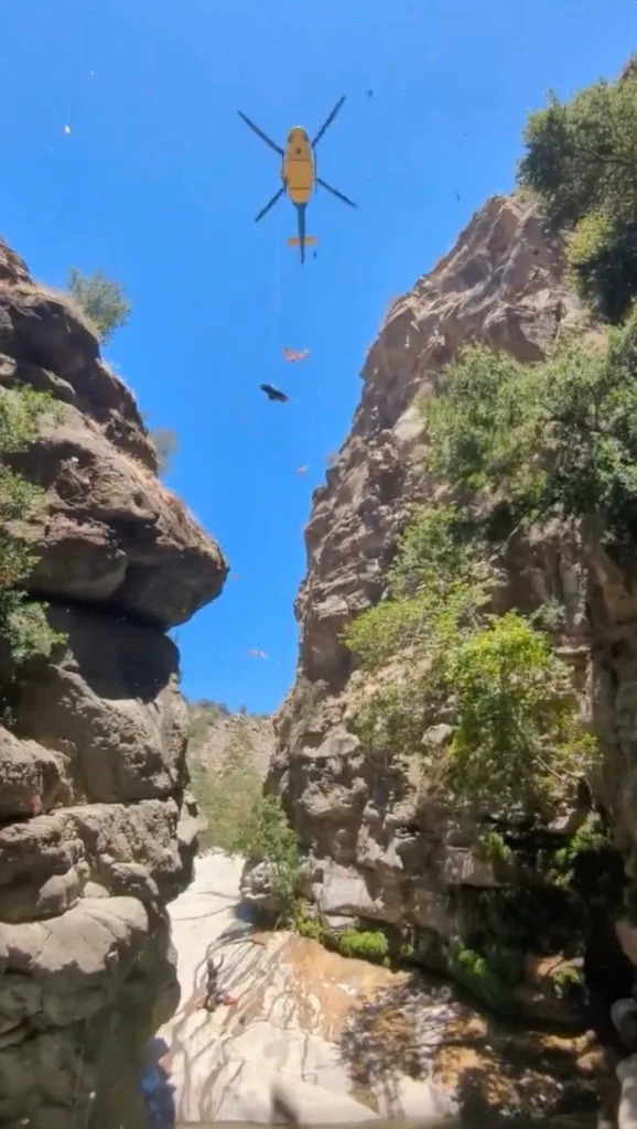 Woman Slams Into Rocks While Sliding Down Natural Waterslide At Santa Paula Punch Bowls