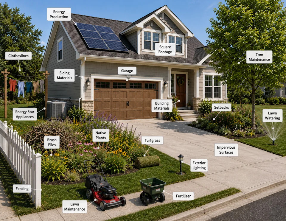 How HOAs Could Shift From Blocking To Enabling Sustainable Yards And Home Energy