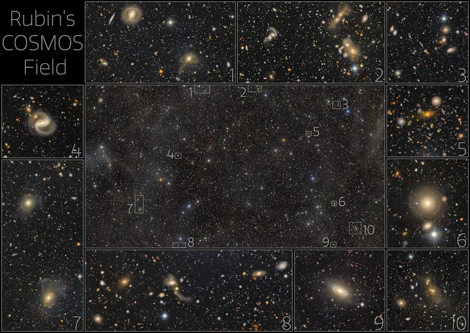 Zapanjujući 3200 MP snimak: preko 500.000 galaksija i 50.000+ zvezda iz COSMOS polja