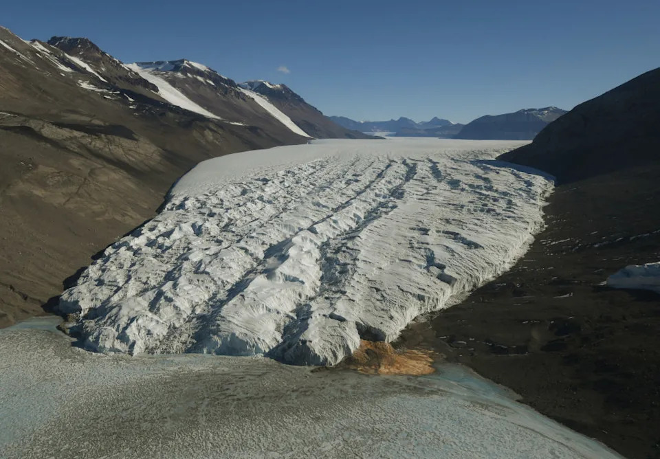 Genetic Clues Suggest Blood Falls’ Brine Is Ancient Seawater Trapped Beneath Taylor Glacier