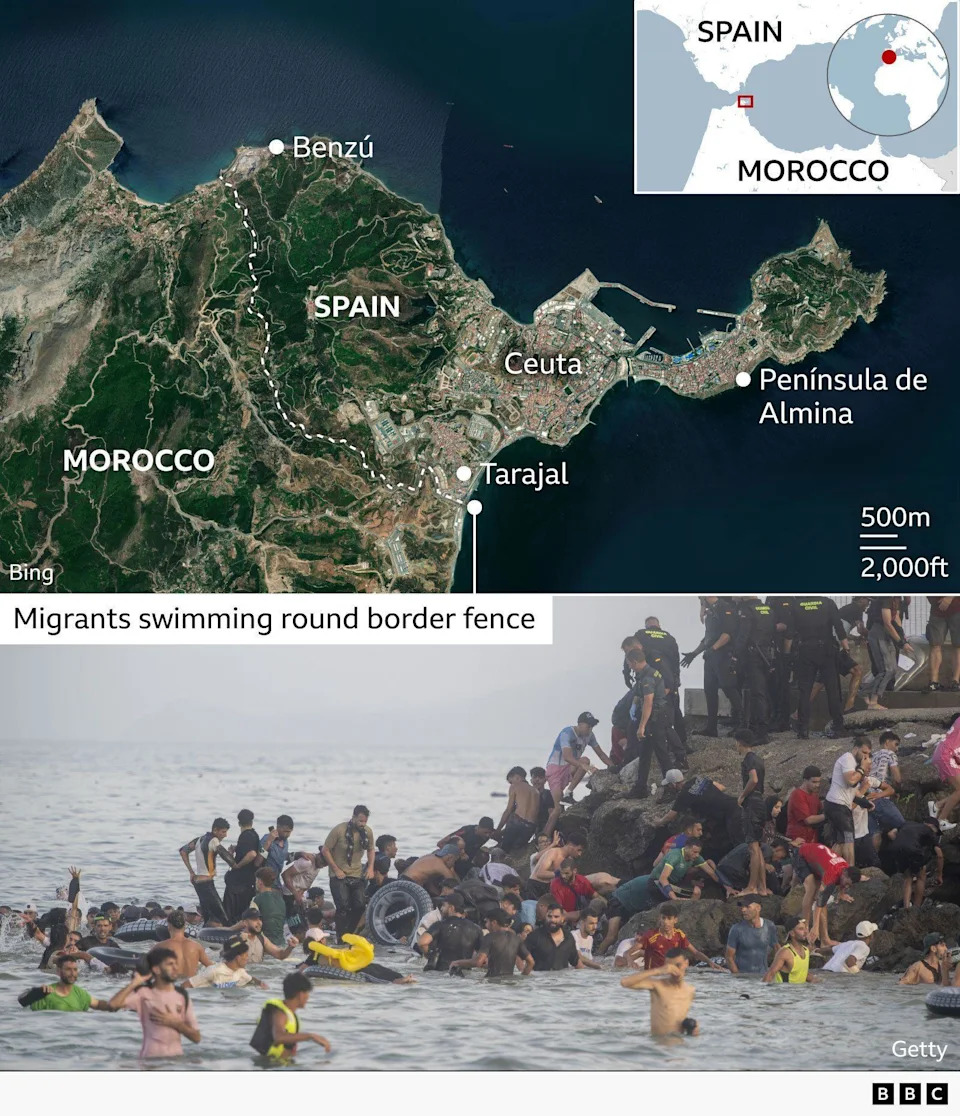 EU Pohvalila Španiju Za „Brzu Reakciju“ Nakon Masovnog Ulaska Migranata U Ceutu