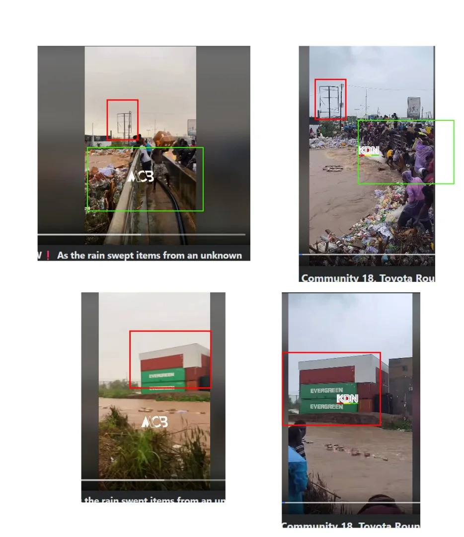 Viral 'Lagos' Flood Clips Debunked — Footage Geolocated to Accra, Ghana