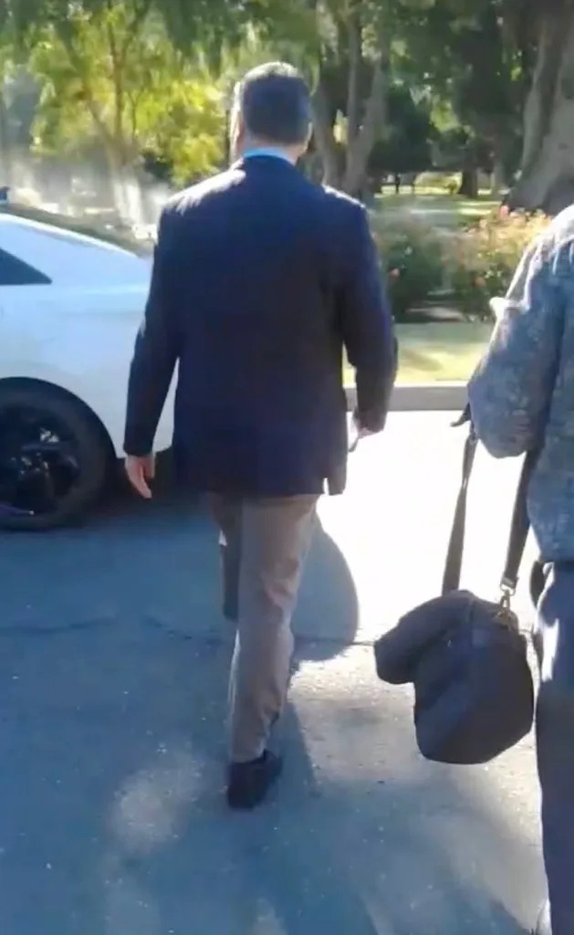 Xavier Becerra Walks Away From Reporters After Questions About Migrant Children Record