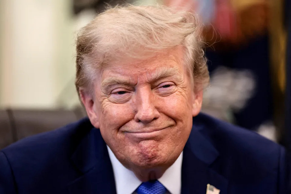 Trump's Hair Switch Deepens Mystery After Oval Office Appearance