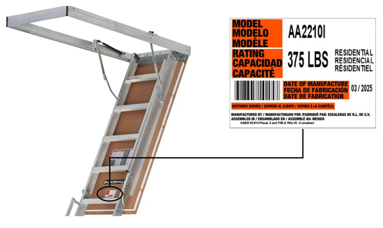 Recall Alert: 1.77 Million Attic Stairway Ladders Recalled Over Bolt Failures