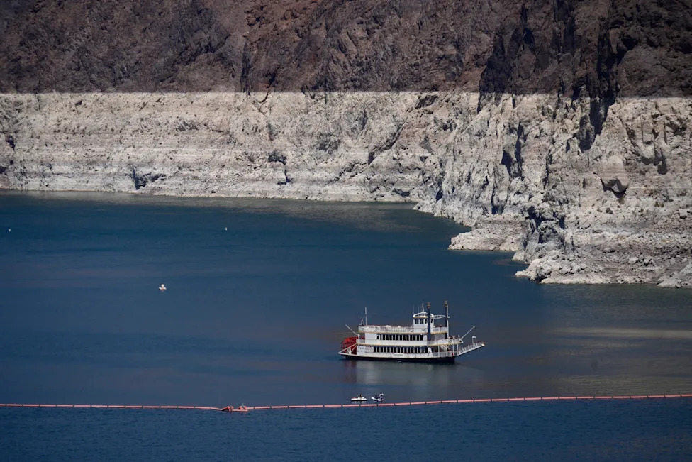 Jezero Mead Na Istorijski Najnižem Nivou — 317,1 m (1.040,4 ft)