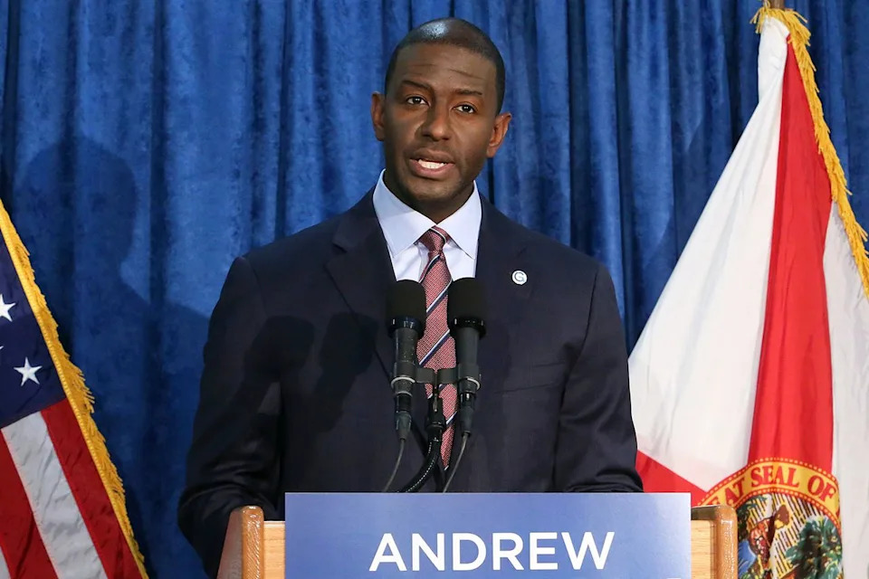Andrew Gillum Jailed After Missing Court Drug Test, Tests Positive for Meth