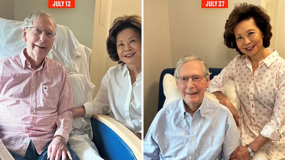 Mitch McConnell Returns Home After Hospitalization; Signs Point to Ongoing Mobility Challenges