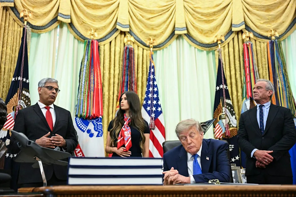 Trump Appears to Zone Out During Oval Office Vaccine Signing — Videos Spark Mockery and Health Questions