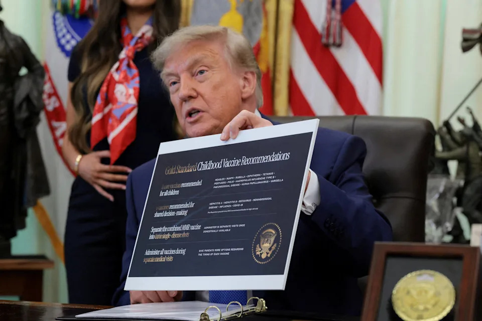 Stephen Miller Calls Childhood Vaccine Schedule a “Medical Travesty” During Oval Office Signing