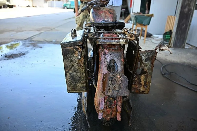 Iz Dunava izvađen gotovo netaknut nemački vojni motocikl — DKW NZ 350-1 pronađen nasuprot parlamenta u Budimpešti