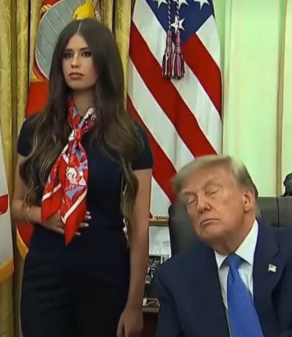 Viral 'Zapper' Theory Debunked After Pregnant Aide Stands Behind Dozing Trump