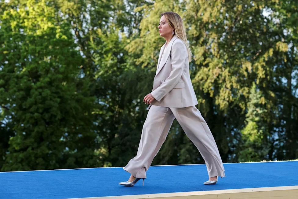 From Black Boots to Pastel Suits: How Giorgia Meloni's Wardrobe Mirrors Her Political Evolution