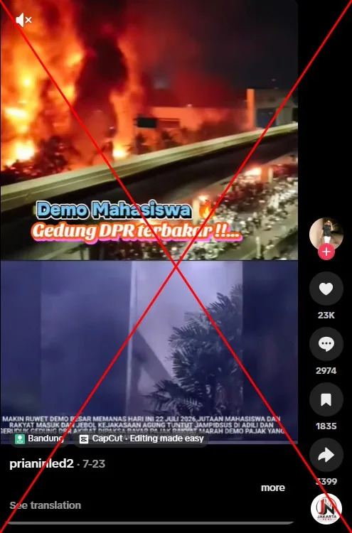 Old Indonesian Protest Videos Misrepresented As Recent Jakarta Unrest; Local Media Did Report Events