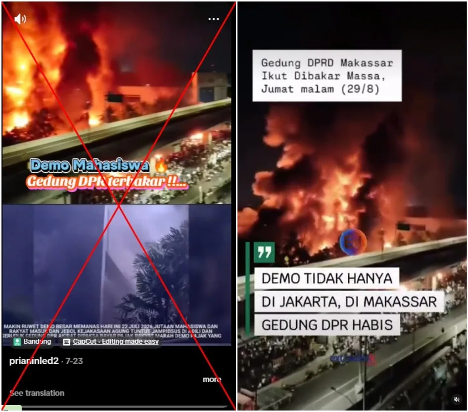 Old Indonesian Protest Videos Misrepresented As Recent Jakarta Unrest; Local Media Did Report Events