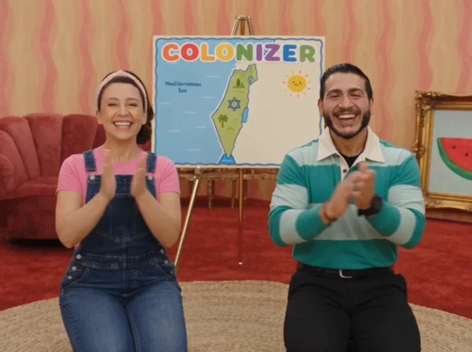 Fact Check: AI-Generated Video Falsely Shows Abdul El‑Sayed and Ms. Rachel Teaching Kids About “Colonizers”
