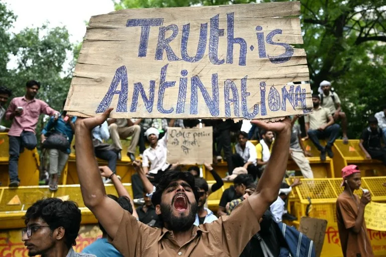 From Chant to Anthem: How 'Azadi' Became the Voice of India's Student Protests