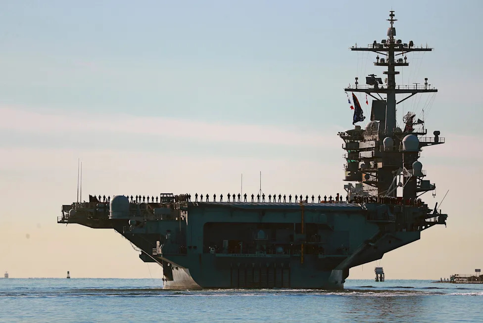 U.S. Pulls Last Carrier From Western Pacific as Focus Shifts to Iran and the Western Hemisphere