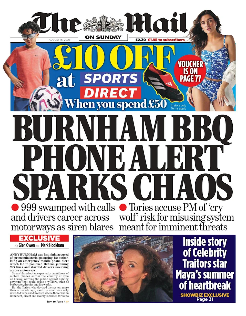 Sunday Papers Roundup: 'Surge Pricing' For Water, 83,000 Stolen Phones, Wildfires And High-Profile Tragedies