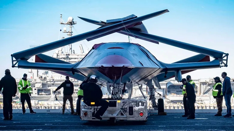 USS Theodore Roosevelt Becomes First U.S. Carrier To Receive Unmanned Air Warfare Center