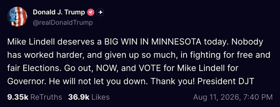 Mike Lindell Refuses to Concede Minnesota GOP Primary as Lisa Demuth Claims Victory