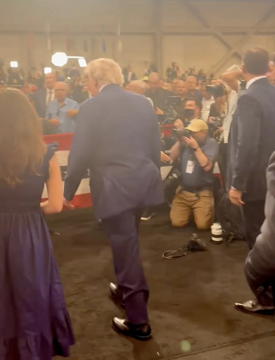 Video Shows Box-Like Bulge On Trump’s Back, Sparking Health Speculation