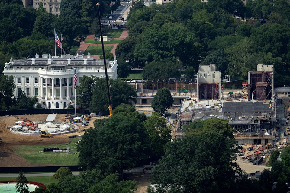 Trump Calls Critics Of White House Ballroom 'Disloyal' As Court Orders Work Paused