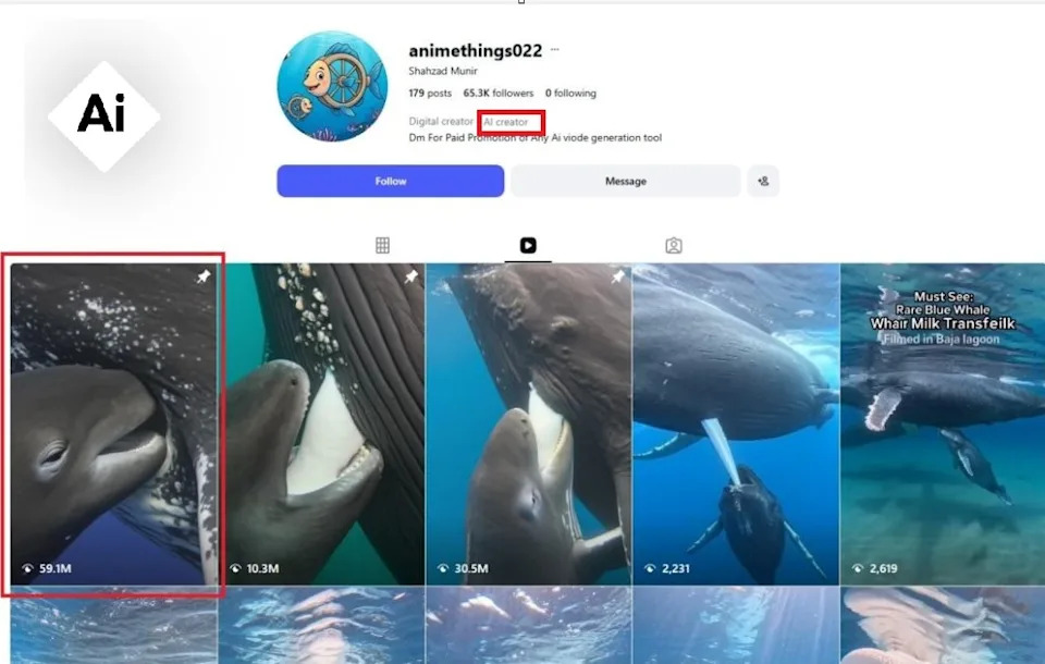 Lažni AI-snimak „dojenja“ kita postao viralan — stručnjaci razotkrili fabrički video