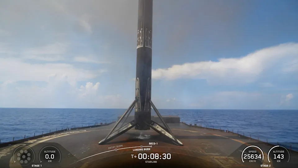 SpaceX Lansirao 29 Starlink Satelita, Booster B1078 Sleteo Na Dron-Brod — 30. Poletanje I Sletanje