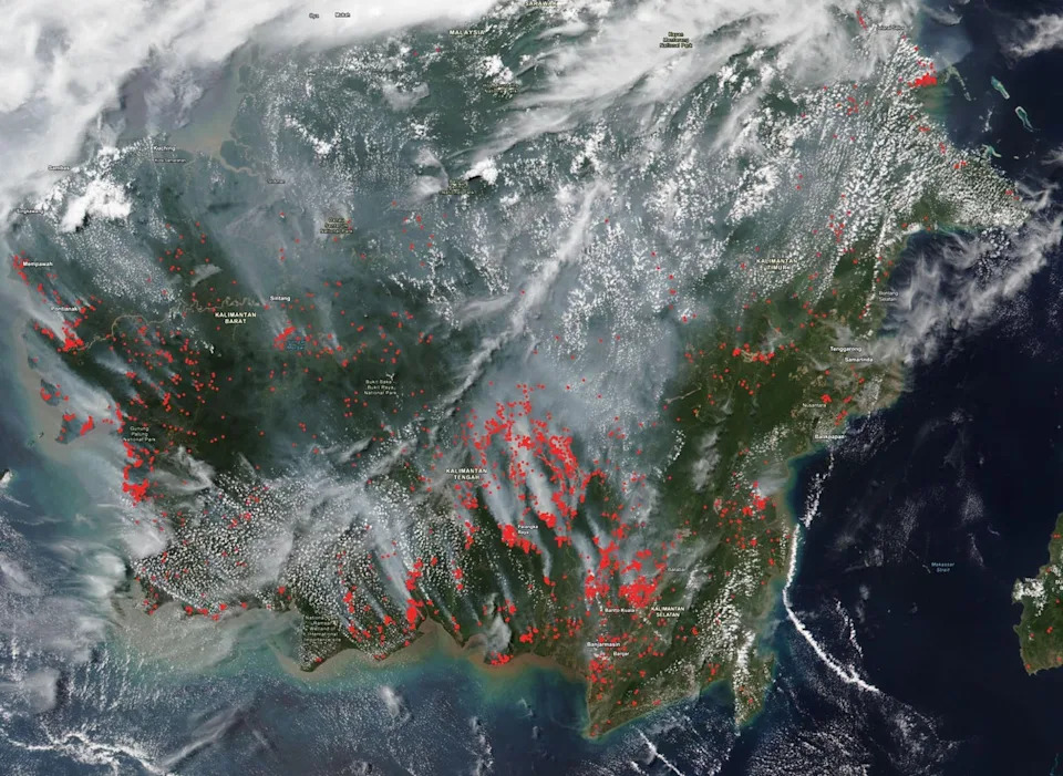 Mapa: Indonežanski požari šire otrovni smog po jugoistočnoj Aziji dok raste pretnja El Nino
