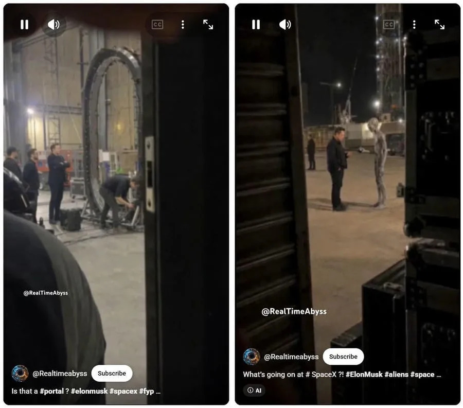 Provera činjenica: Lažni video „Elon Musk i portal u SpaceX“ najverovatnije AI-manipulacija