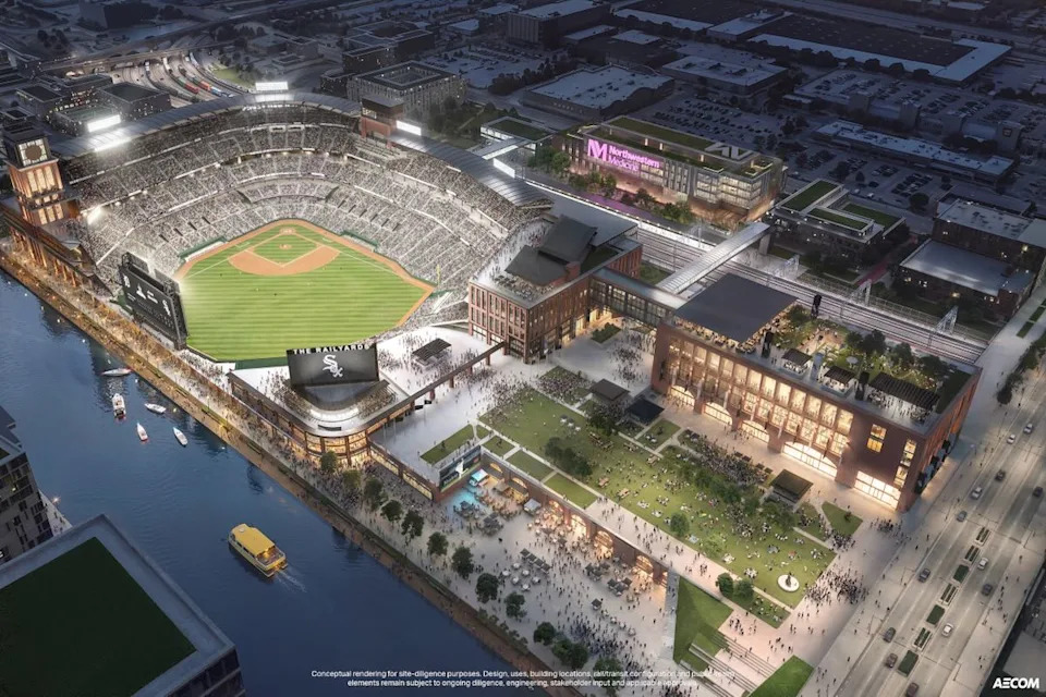 Ambitious 'Railyards' Plan Unveiled in Chicago — Potential White Sox Ballpark, New Amtrak Facility and Health Campus
