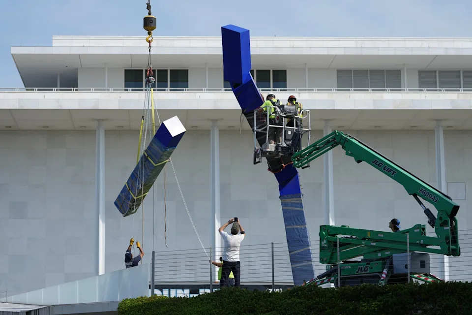 David Rubenstein Buys Joel Shapiro’s 'Blue' After Pre-Dawn Removal From Trump-Dominated Kennedy Center
