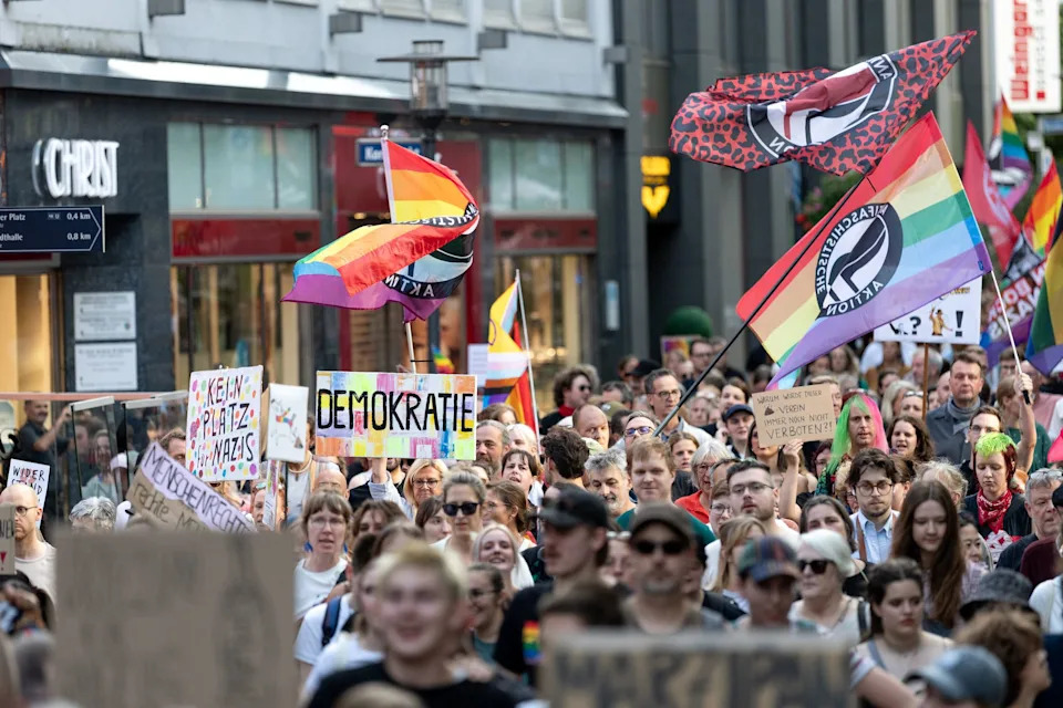 Thousands Across Germany Protest After AfD's Strong Showing in Saxony-Anhalt