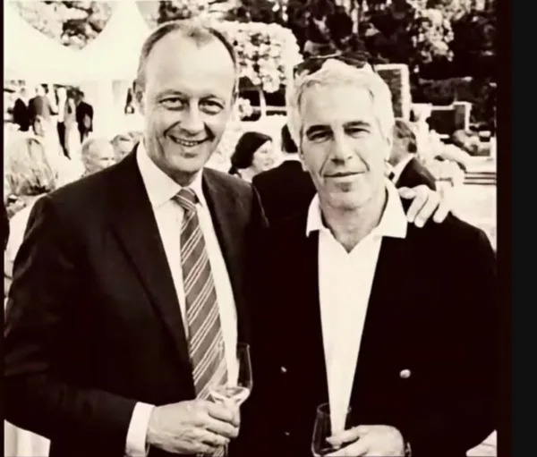 Debunked: Viral Photo Claiming Friedrich Merz Hugged Jeffrey Epstein Is AI-Generated