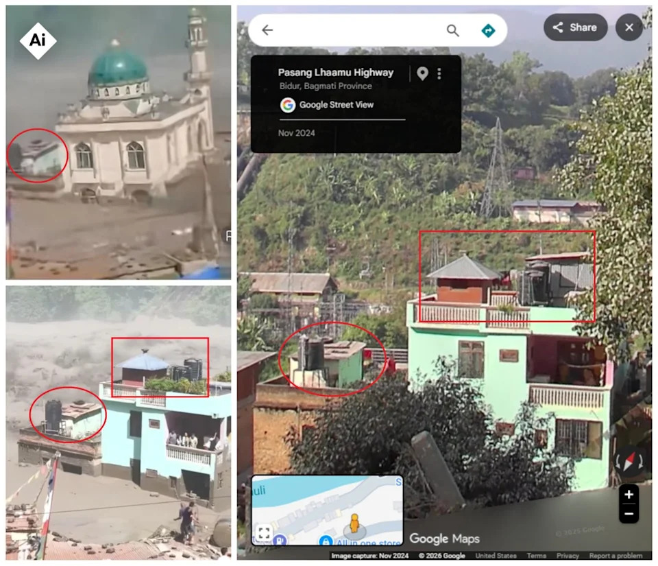 Lažni Video „Džamije“ Koja Je Preživela Poplavu U Nepalu — Manipulisan Snimkom „Čudesne Kuće“