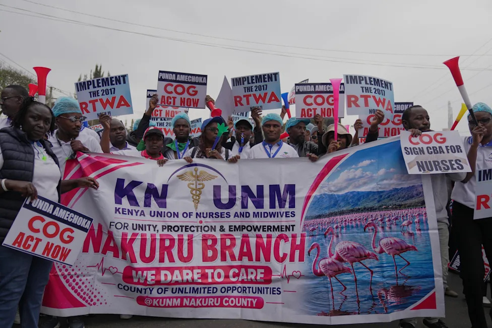 Kenyan Nurses End 43-Day Strike After Return-to-Work Deal; 45 Days to Finalize 2017 Pay Pact