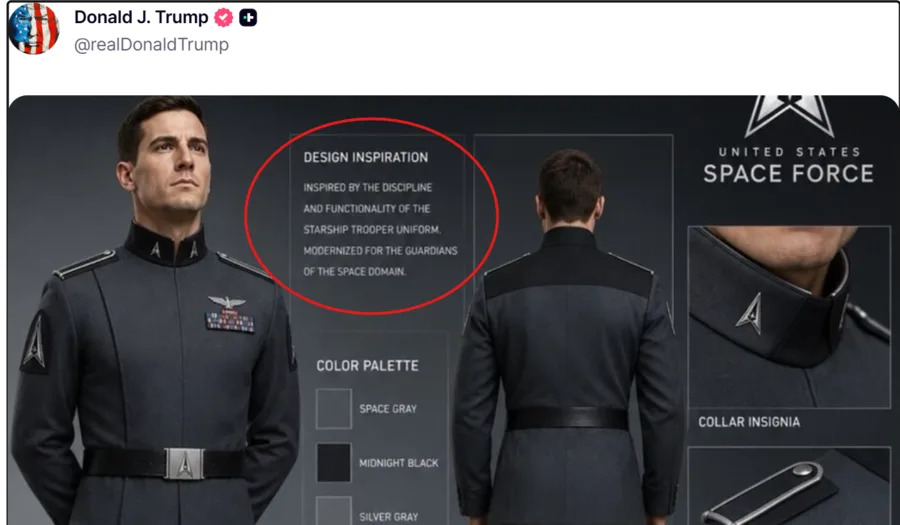 Fact Check: No Proof Trump’s Image Shows an Official Space Force Uniform