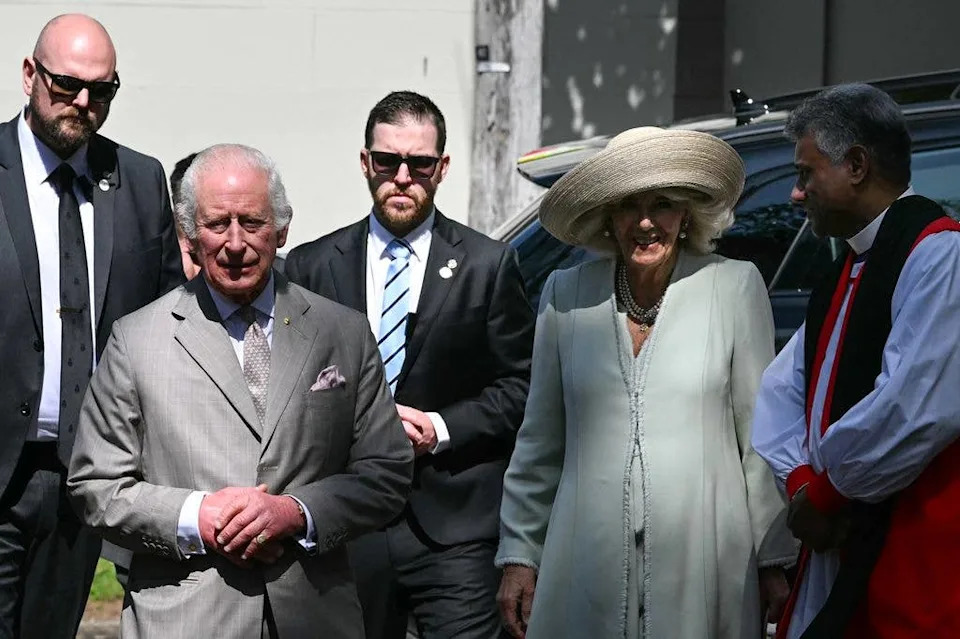 King Charles and Queen Camilla Greet Crowds at Sydney Church as Australian Tour Begins