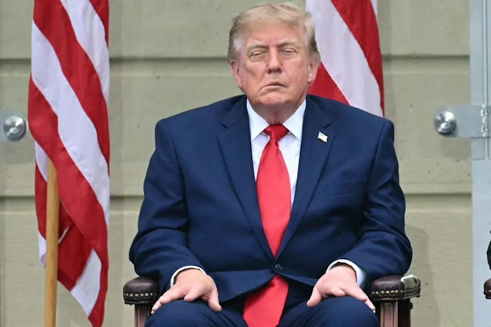 Trump Appears to Doze Off During 9/11 Memorial on 25th Anniversary