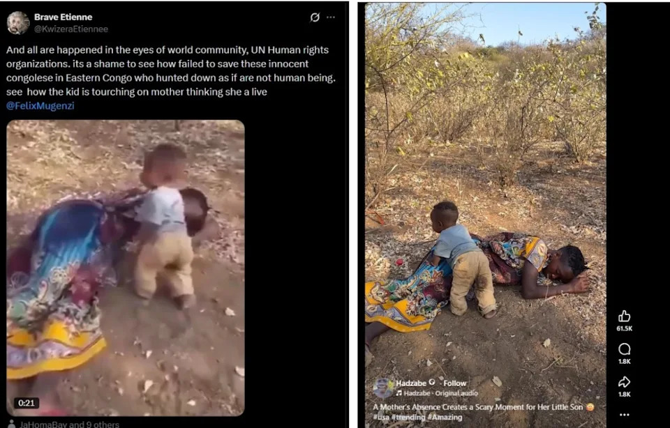 Video Iz Tanzanije, Ne Iz Ratne Zone: Majka Iz Plemena Hadzabe Spavala — Nije Reč O Ubistvu
